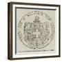 The New Coat of Arms of the Kingdom of Greece-null-Framed Giclee Print