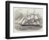 The New Colonial Steam War-Sloop Victoria-Edwin Weedon-Framed Giclee Print