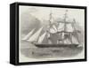 The New Colonial Steam War-Sloop Victoria-Edwin Weedon-Framed Stretched Canvas
