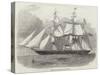The New Colonial Steam War-Sloop Victoria-Edwin Weedon-Stretched Canvas