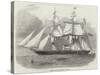 The New Colonial Steam War-Sloop Victoria-Edwin Weedon-Stretched Canvas