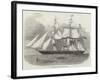 The New Colonial Steam War-Sloop Victoria-Edwin Weedon-Framed Giclee Print