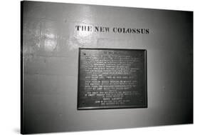 The New Colossus on Base of Statue of Liberty-null-Stretched Canvas