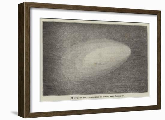 The New Comet Discovered on Sunday Last-null-Framed Giclee Print