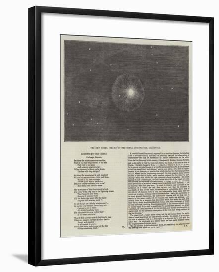 The New Comet-null-Framed Giclee Print