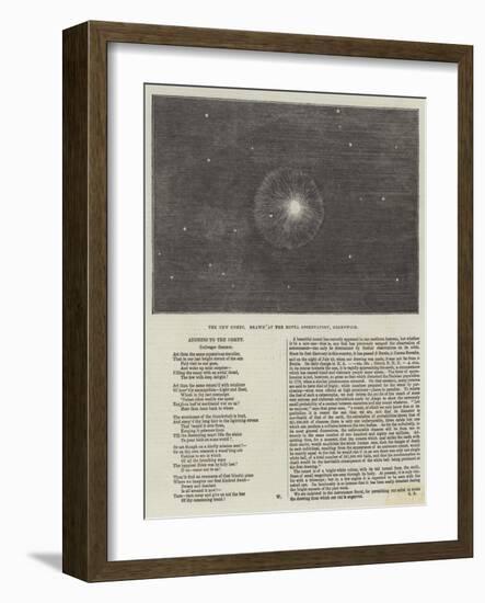 The New Comet-null-Framed Giclee Print