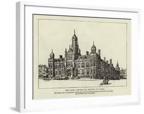 The New Courts of Justice at York-null-Framed Giclee Print