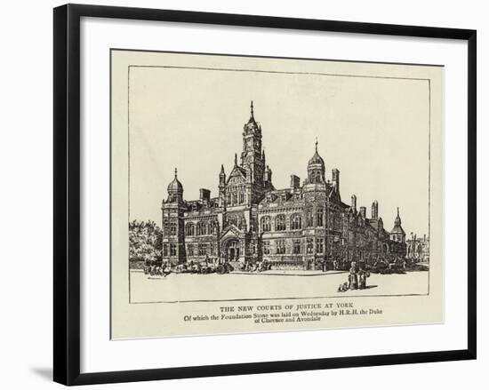 The New Courts of Justice at York-null-Framed Giclee Print