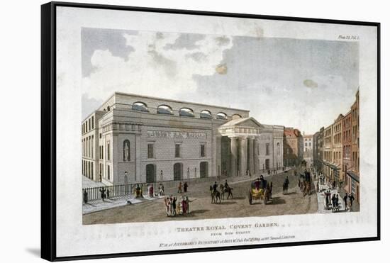 The New Covent Garden Theatre, Bow Street, Westminster, London, 1809-null-Framed Stretched Canvas