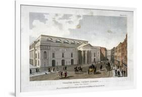 The New Covent Garden Theatre, Bow Street, Westminster, London, 1809-null-Framed Giclee Print