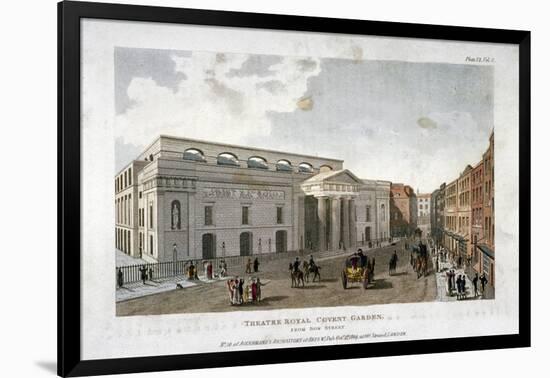 The New Covent Garden Theatre, Bow Street, Westminster, London, 1809-null-Framed Giclee Print