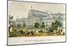 The New Crystal Palace Sydenham, Grand Entrance, Pub. 1854-Augustus Butler-Mounted Giclee Print