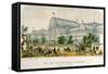The New Crystal Palace Sydenham, Grand Entrance, Pub. 1854-Augustus Butler-Framed Stretched Canvas