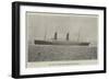 The New Cunard Line Steam-Ship Campania-null-Framed Giclee Print