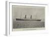 The New Cunard Line Steam-Ship Campania-null-Framed Giclee Print