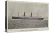 The New Cunard Line Steam-Ship Campania-null-Stretched Canvas