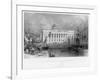 The New Custom House, Liverpool, 1836-W Finden-Framed Giclee Print