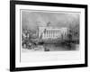 The New Custom House, Liverpool, 1836-W Finden-Framed Giclee Print