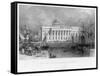 The New Custom House, Liverpool, 1836-W Finden-Framed Stretched Canvas