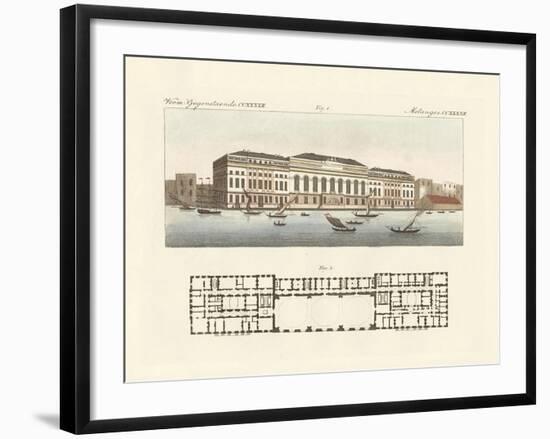 The New Customs House in London-null-Framed Giclee Print