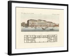 The New Customs House in London-null-Framed Giclee Print