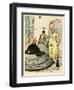 The New Dance Mistress, Cartoon, WWI-H Gerbault-Framed Art Print