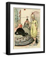 The New Dance Mistress, Cartoon, WWI-H Gerbault-Framed Art Print