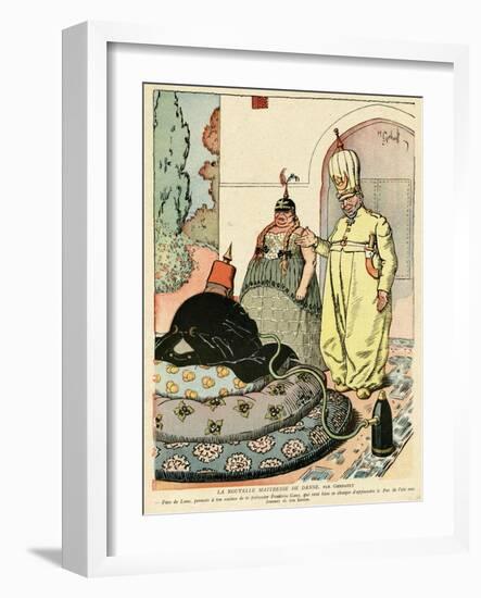 The New Dance Mistress, Cartoon, WWI-H Gerbault-Framed Art Print