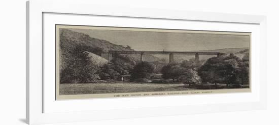 The New Devon and Somerset Railway, Tone Valley Viaduct-null-Framed Giclee Print