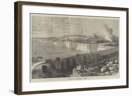 The New Docks and Repairing-Basin at Chatham-null-Framed Giclee Print