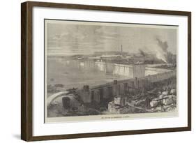 The New Docks and Repairing-Basin at Chatham-null-Framed Giclee Print