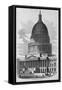 The New Dome of the Capitol at Washington.-null-Framed Stretched Canvas