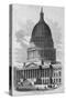 The New Dome of the Capitol at Washington.-null-Stretched Canvas