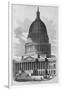 The New Dome of the Capitol at Washington.-null-Framed Giclee Print