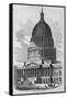 The New Dome of the Capitol at Washington.-null-Framed Stretched Canvas