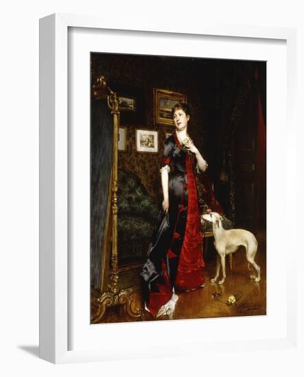 The New Dress, 1888-Evariste Carpentier-Framed Giclee Print