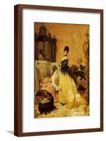 The New Dress-Alfred Emile Léopold Stevens-Framed Giclee Print