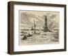 The New Eddystone Lighthouse-William Lionel Wyllie-Framed Giclee Print