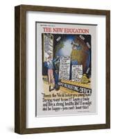 The New Education Recruiting Poster-null-Framed Giclee Print