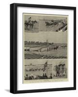 The New Egyptian Army, a Review before the Khedive at Cairo-null-Framed Giclee Print