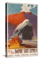 The New Empire State Express, New York Central System Rail Poster-null-Stretched Canvas