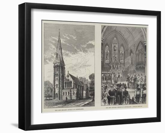 The New English Church at Copenhagen-null-Framed Giclee Print