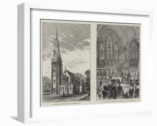The New English Church at Copenhagen-null-Framed Giclee Print