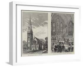 The New English Church at Copenhagen-null-Framed Giclee Print