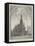 The New English Church at Leipsic-null-Framed Stretched Canvas