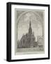 The New English Church at Leipsic-null-Framed Giclee Print