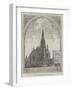 The New English Church at Leipsic-null-Framed Giclee Print