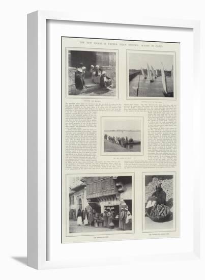 The New Epoch in Father Nile's History, Scenes in Cairo-null-Framed Giclee Print