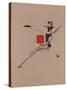 The New. Figurine for the Opera Victory over the Sun by A. Kruchenykh, 1920-1921-El Lissitzky-Stretched Canvas