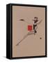 The New. Figurine for the Opera Victory over the Sun by A. Kruchenykh, 1920-1921-El Lissitzky-Framed Stretched Canvas